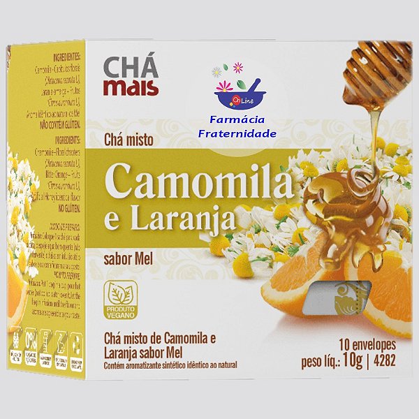 Chá Misto Camomila e Laranja 10 Sachês