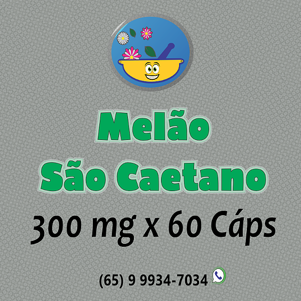 Melão São Caetano 300 mg 60 Cápsulas