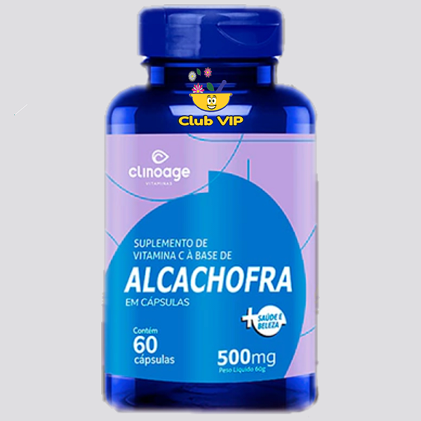 Alcachofra 500 mg 60 Cápsulas