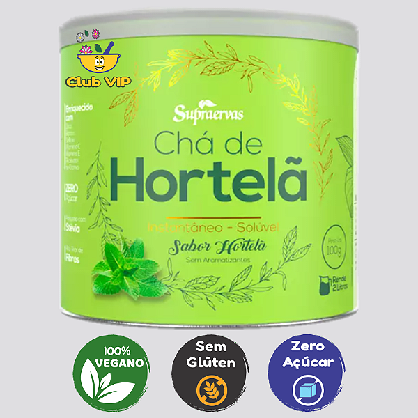 Chá Solúvel de Hortelã 100 g