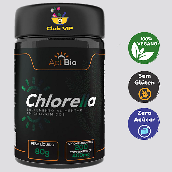 Chlorella 400 mg 200 Comprimidos
