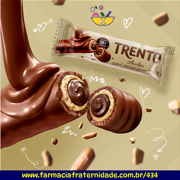 Trento Avelã Chocolate 1 un