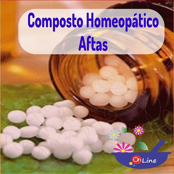 Composto Homeopático Aftas 24g