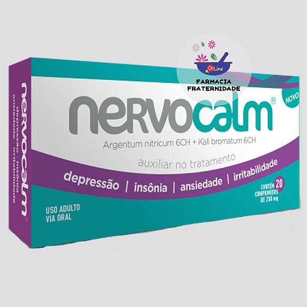 Nervocalm 250 mg 20 comprimidos