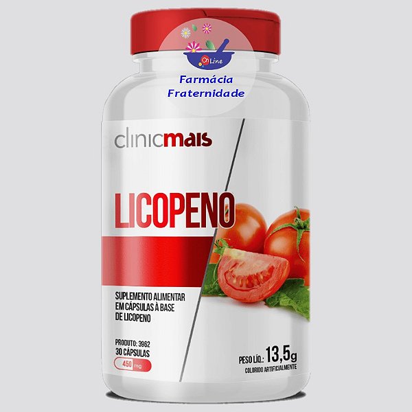 Licopeno 450 mg 30 Cápsulas