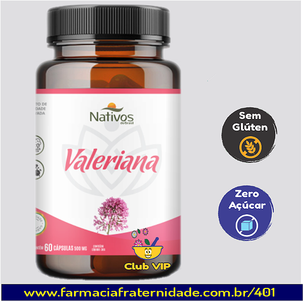 Valeriana 500 mg 60 Cápsulas