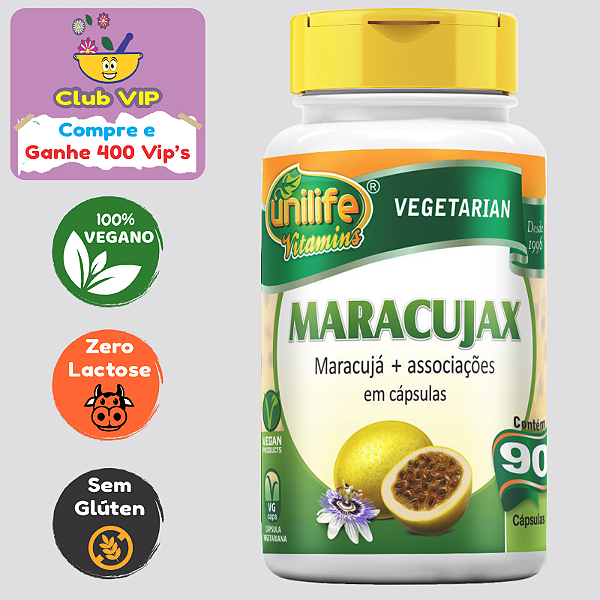 Maracujax 500 mg 90 Cápsulas