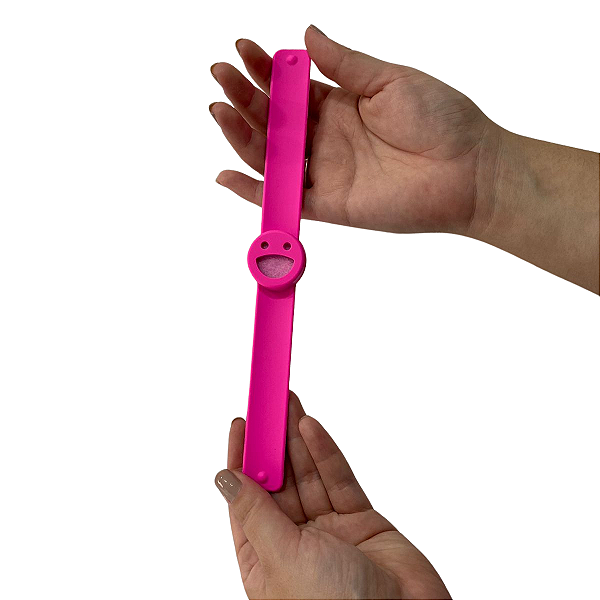 Pulseira Infantil Difusora de Aromas Rosa