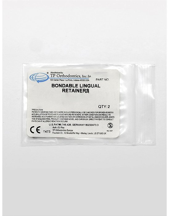 Contenção Lingual Inferior Tamanho 34-37 c/02 unid TP Orthodontics