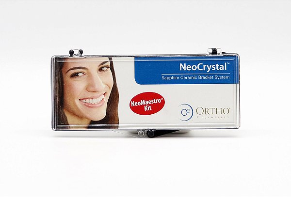 Braquete Safira Ceramic NeoCrystal 022 UL 5 x 5 Marca Alemã Ortho Organizers
