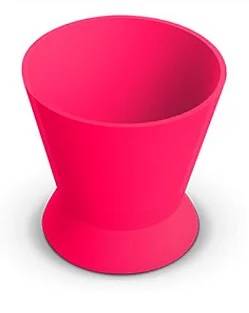 Pote Dappen Silicone Rosa Médio Indusbello