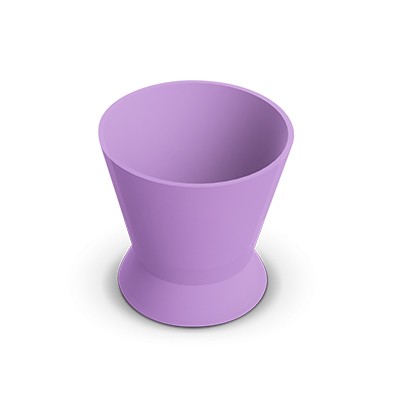 Pote Dappen Silicone Lilás Médio Indusbello