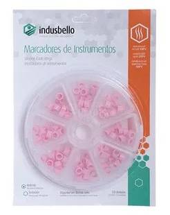 Marcador de Instrumentos Redondo Com Estojo Côr Rosa Fluorescente Indusbello