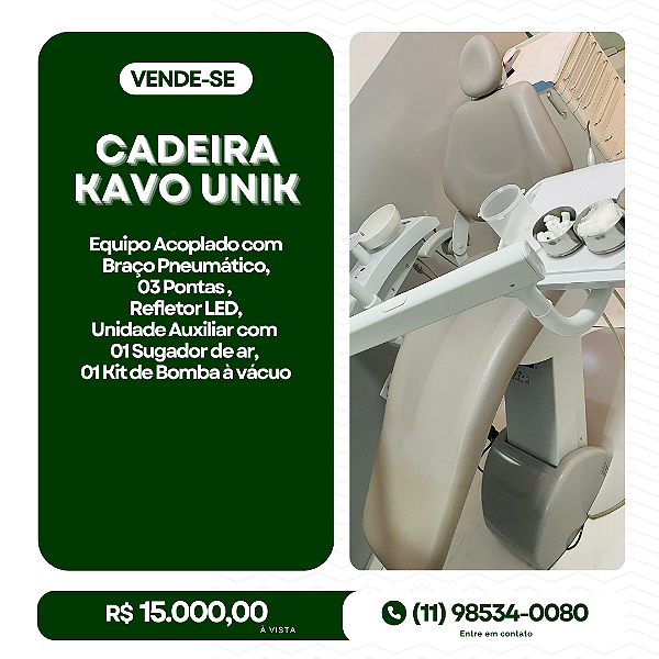 Cadeira KaVo Unik Confort