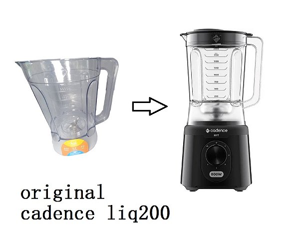 Jarra copo liquidificador cadence hit liq200 original