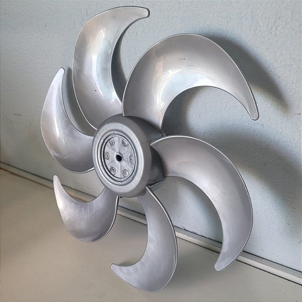 Hélice Ventilador 30cm 6 Pás Prata Mondial