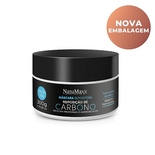 Máscara Capilar Reconstrutora de Carbono Natumaxx 300gr