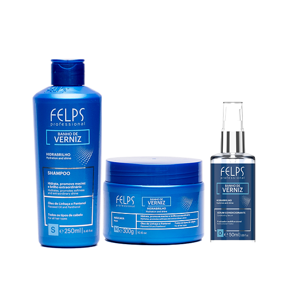Kit Felps Banho De Verniz 3 ITENS Home Care