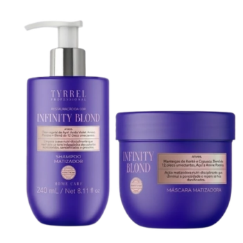 Tyrrel Kit Matizador Platinum Blond - Shampoo + Mask 2x250ml