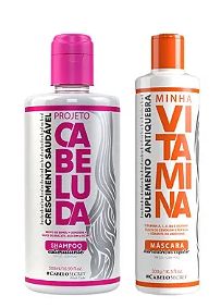 Shampoo Projeto Cabeluda + Minha Vitamina
