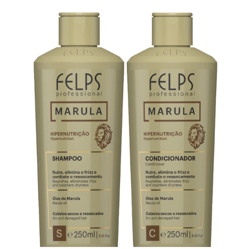 Felps Marula Hipernutrição Kit Duo Home Care 2x250ml