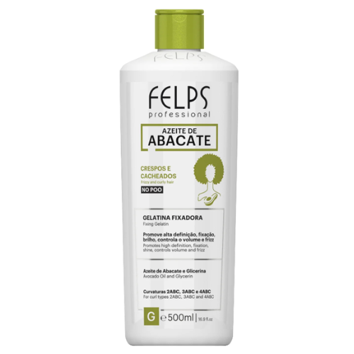 Felps Cachos Azeite de Abacate Gelatina Fixadora 500g