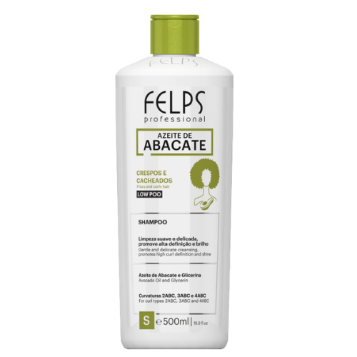 Felps Cachos Shampoo Low Poo Azeite de Abacate 500ml