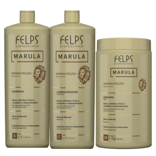 Felps Marula Hipernutrição Kit Trio Profissional - 3x1