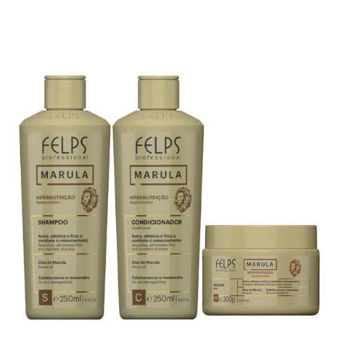 Felps Kit Home Care Marula Hipernutrição - 3 Produtos