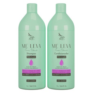 Kit Zap Shampoo + Condicionador Hidratação Óleo de Argan & Ácido Hialurônico
