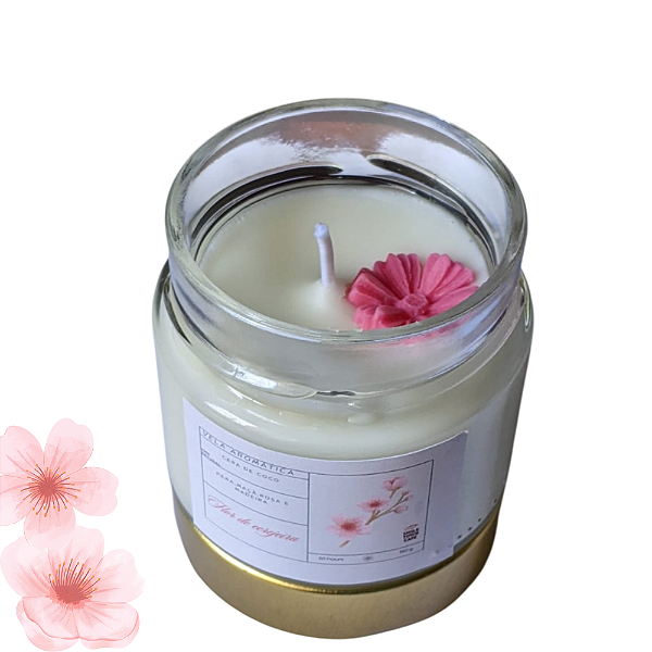 Vela Aromática Flor de Cerejeira, 150g