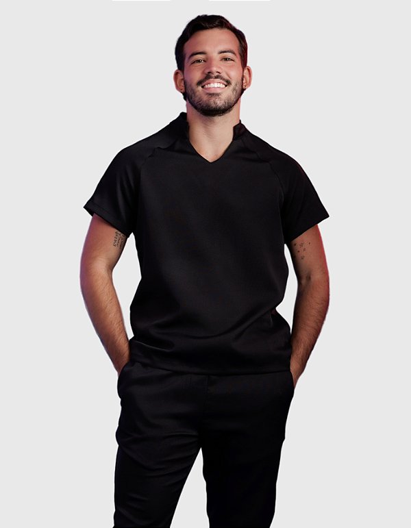 Scrub Masculino Ônix Preto