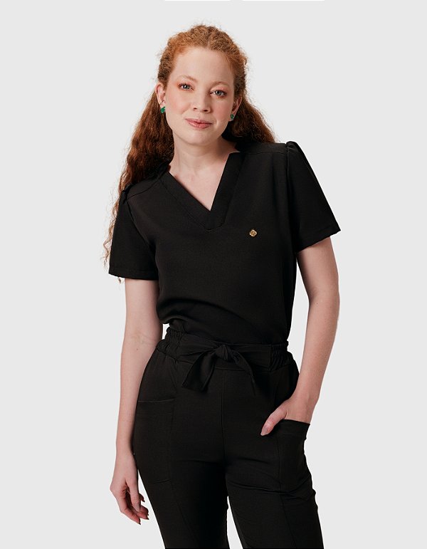 Scrub Feminino Lily Preto