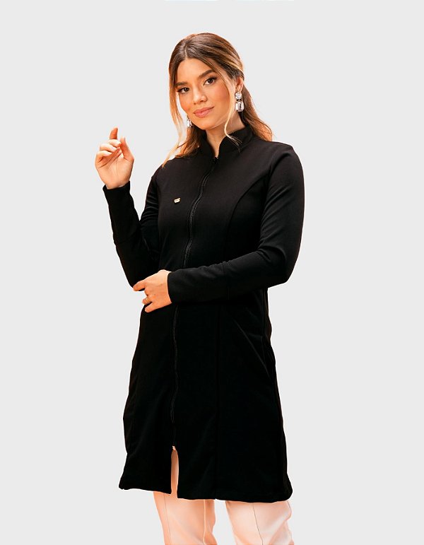 Jaleco Feminino Ava Preto