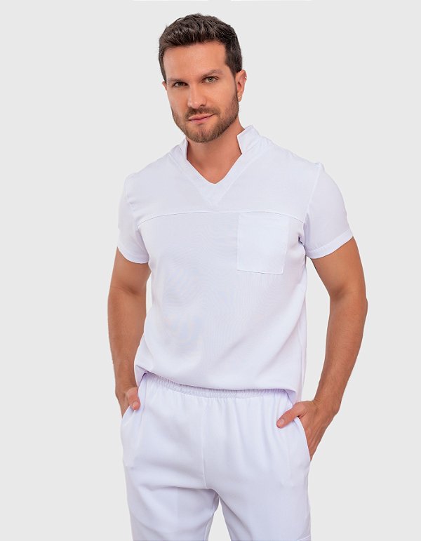 Scrub Masculino Harry Branco