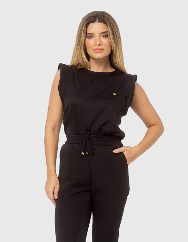 Scrub Feminino Alice Preto