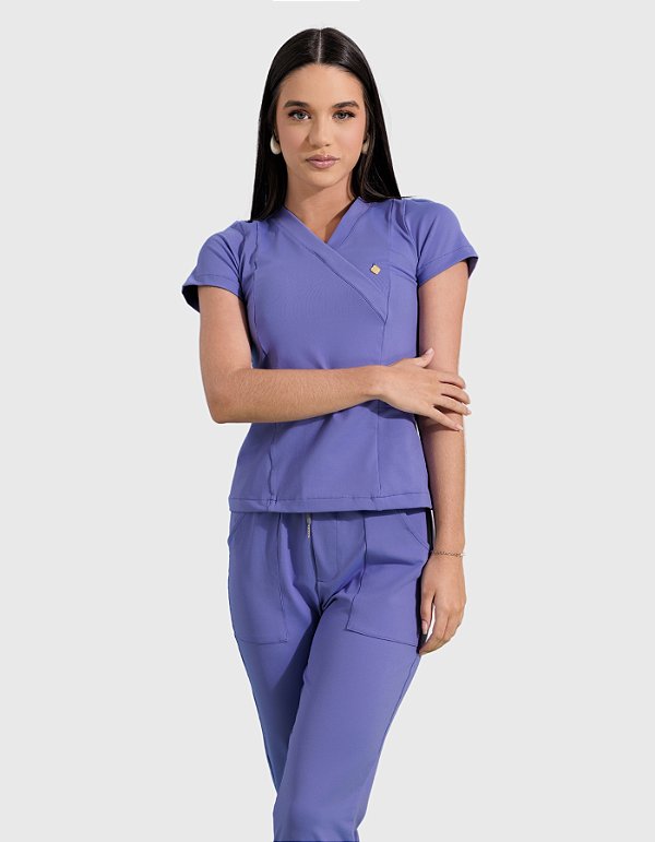Scrub Feminino Moove Lilas Netuno