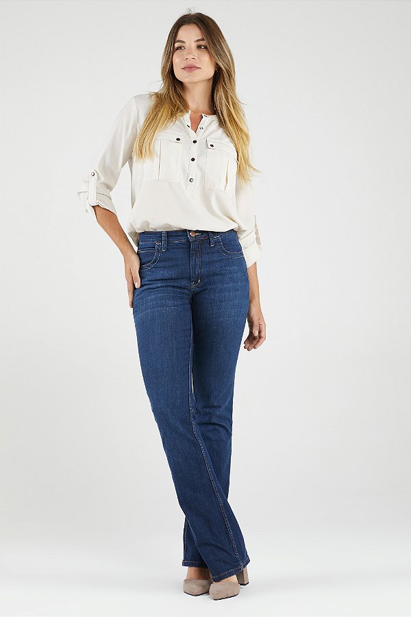 Calça Jeans Boot Cut - São Paulo — modelagem Boot Cut