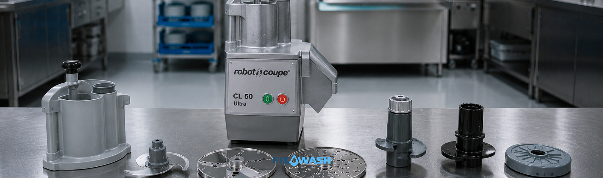 Peças mais trocadas no Robot Coupe CL50 Ultra manutenção e reposição Fixwash