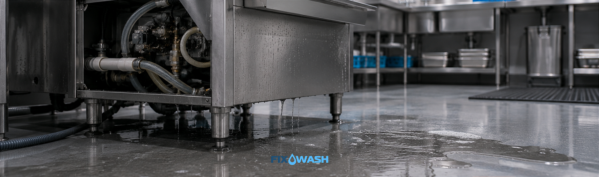 Vazamentos em lava-louças industriais causas soluções peças e manutenção Fixwash