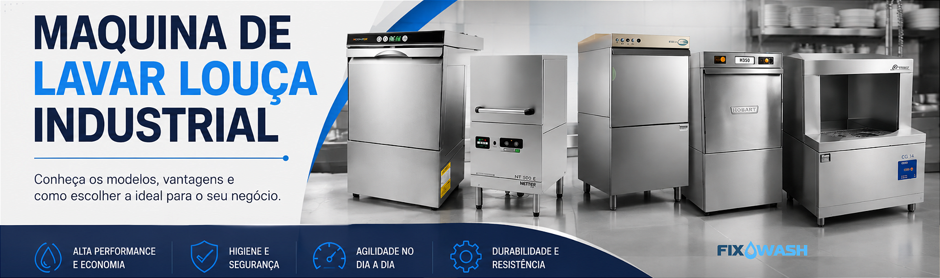 Máquina de lavar louça industrial para restaurante peças manutenção e máquinas usadas Fixwash