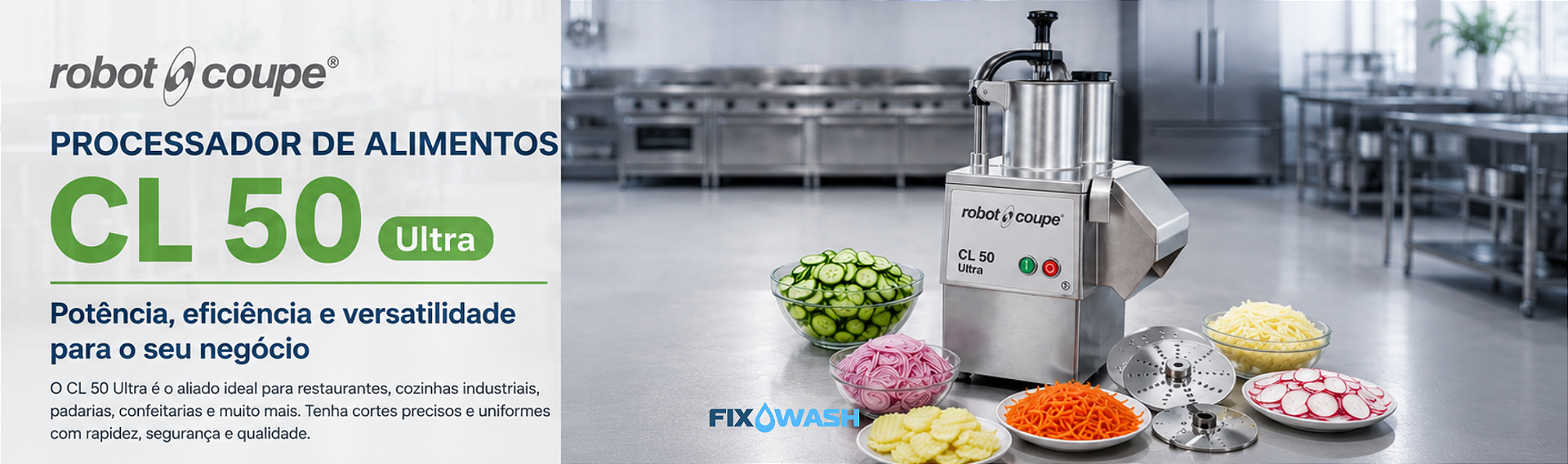 Robot Coupe CL50 Ultra cortador de legumes profissional peças e assistência técnica Fixwash