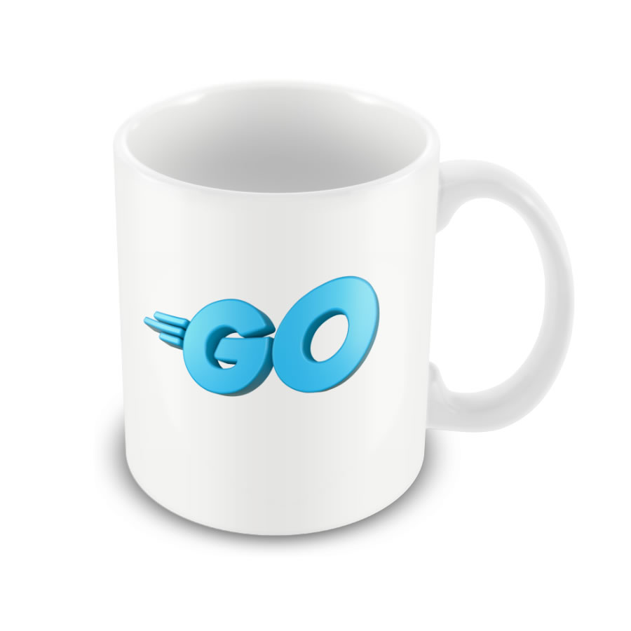 Caneca Go Lang 3D