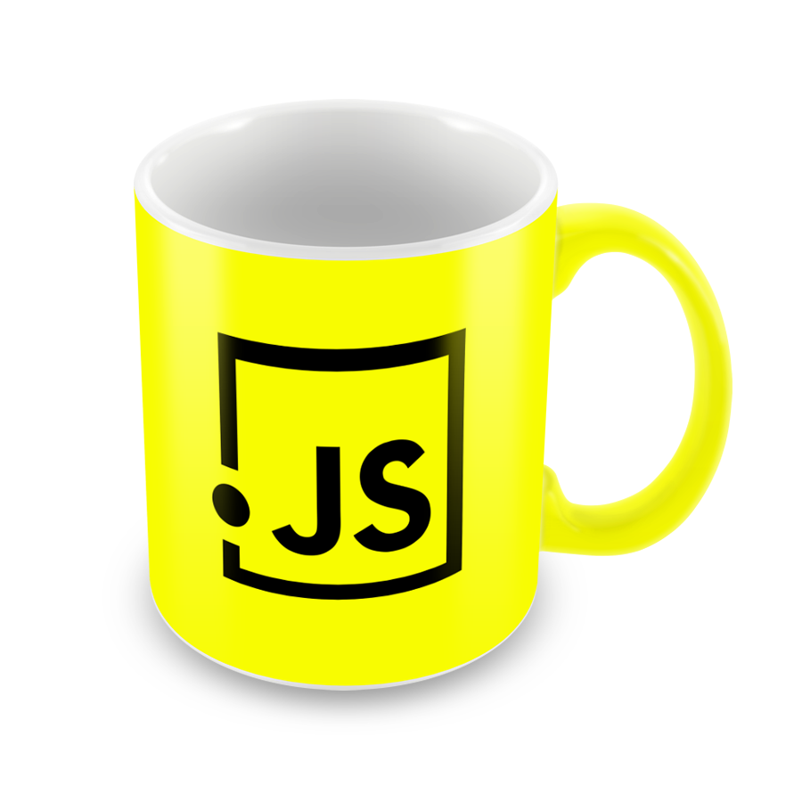 Caneca Dot JS Amarela