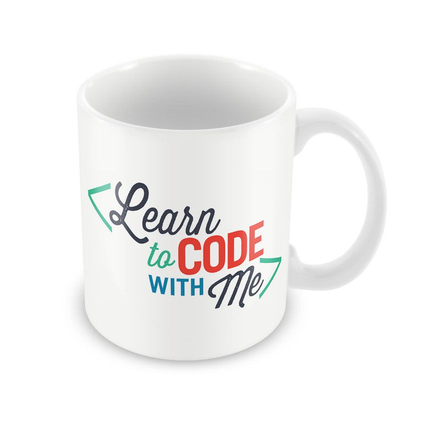 Caneca Learn code with Me