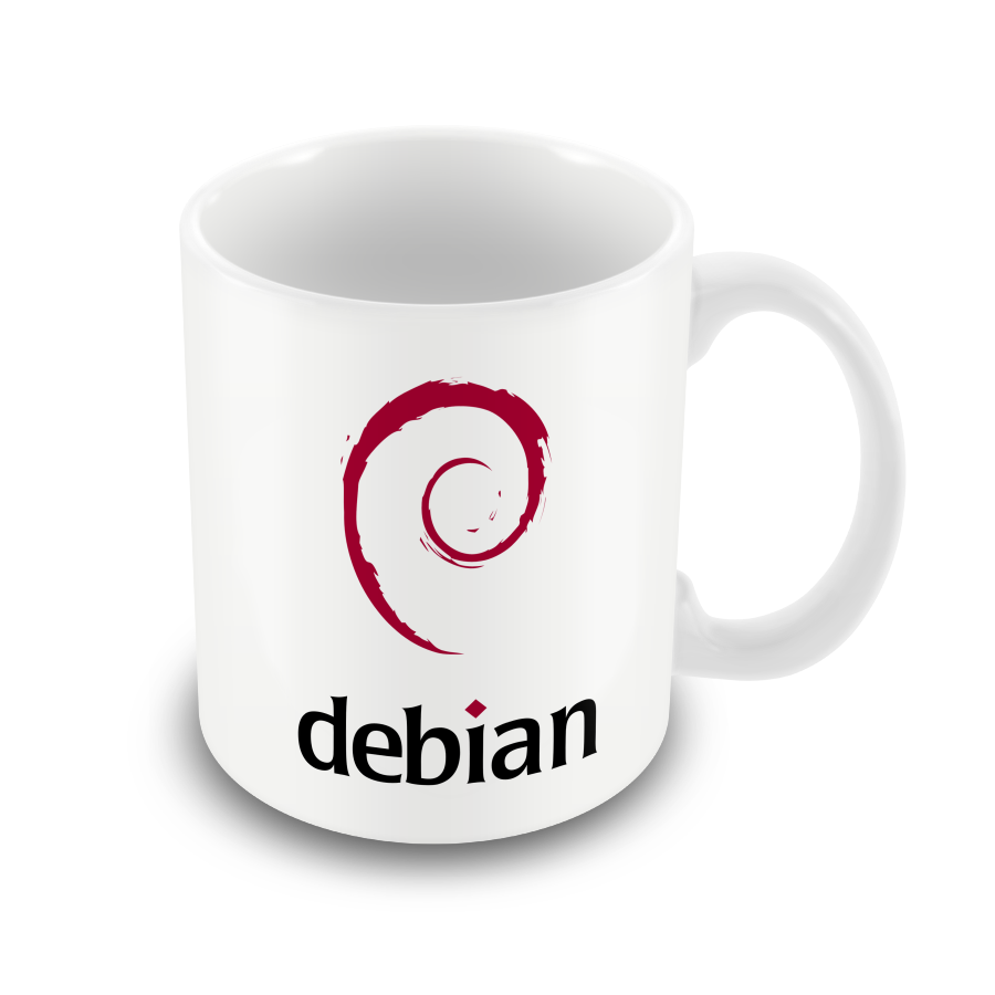 Caneca Debian Linux