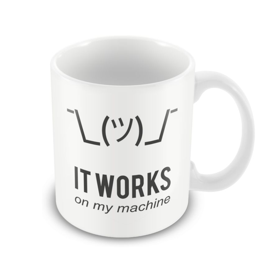 Caneca It Works on My Machine