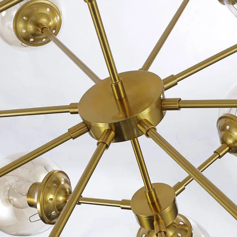 PENDENTE JABUTICABA 13CM 15XE27 13CM DOURADO 2129 NORDECOR - Casa