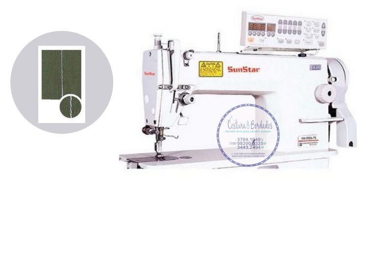 Maquina de Costura Reta Eletronica Sunstar KM-250 A - Costura & Bordados  Vendas de Maquinas de Costura e Bordados e Acessórios em Geral