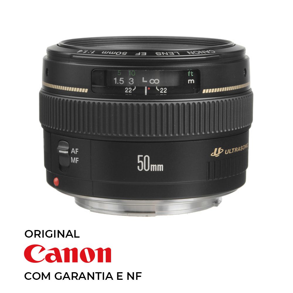 Lente CANON EF 50mm f/1.4 USM - Loja dos Marios